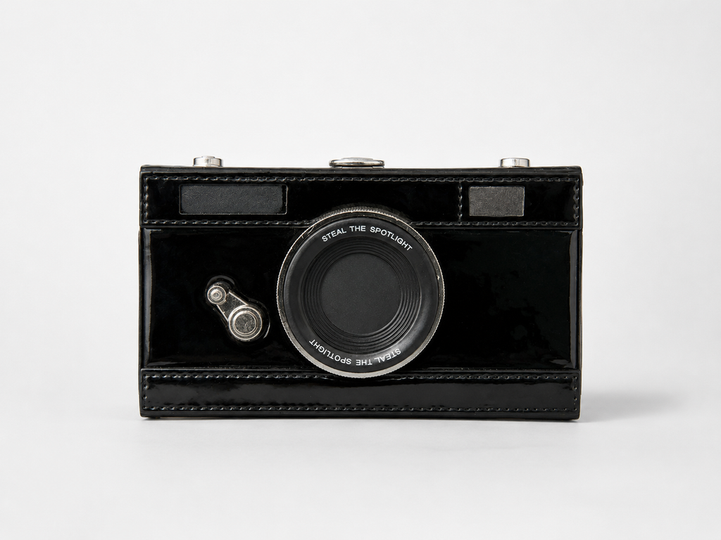 Volez la vedette – Sac à main pour appareil photo (noir)