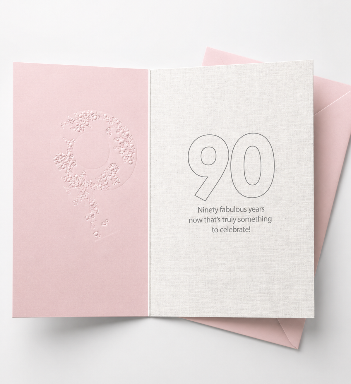 90th Birthday Card