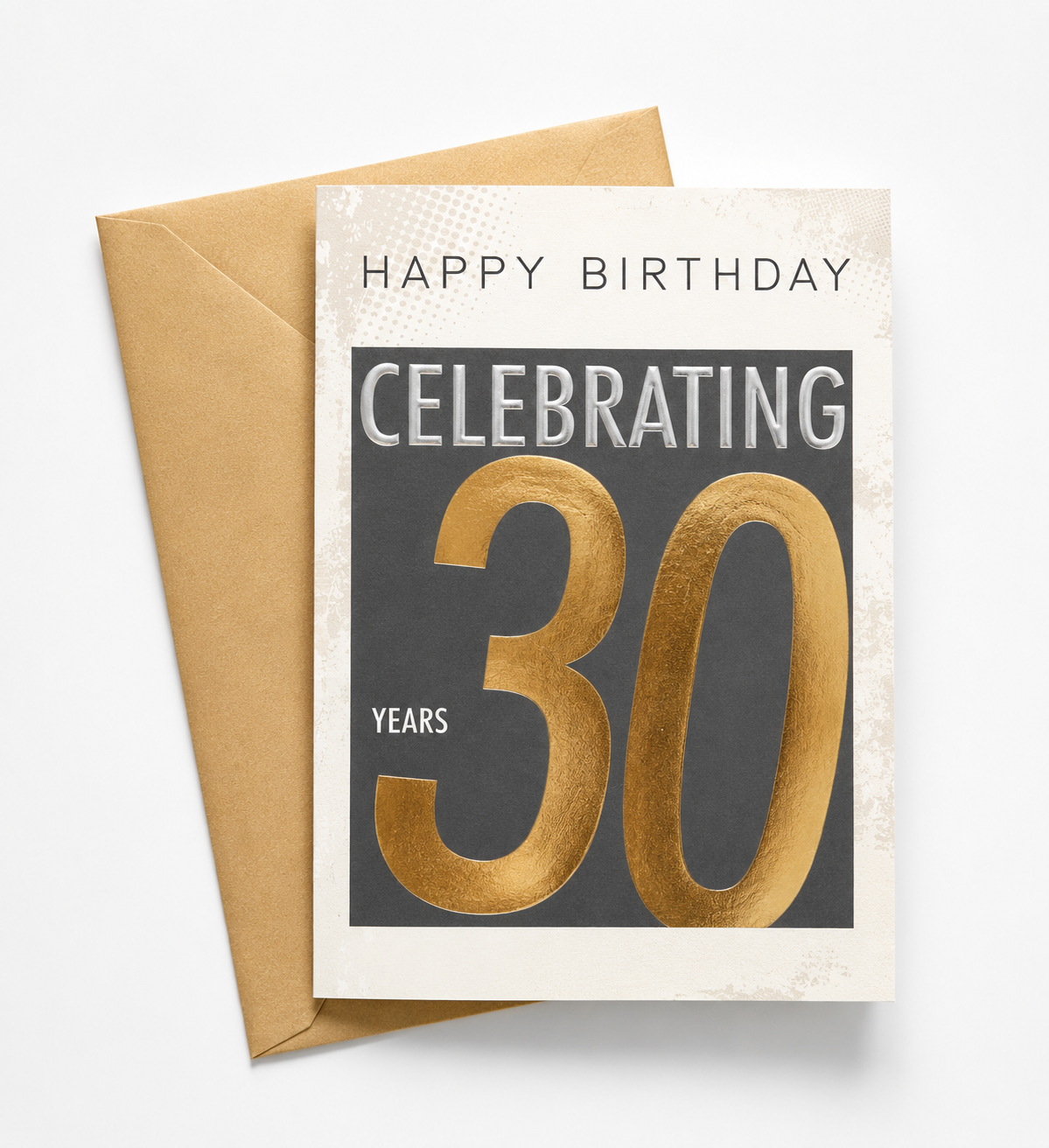 Cheers to Thirty – Celebrating 30 Years Birthday Card