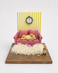 Lazy Sunday Miniature Scene – Art & Craft Café Example Creation