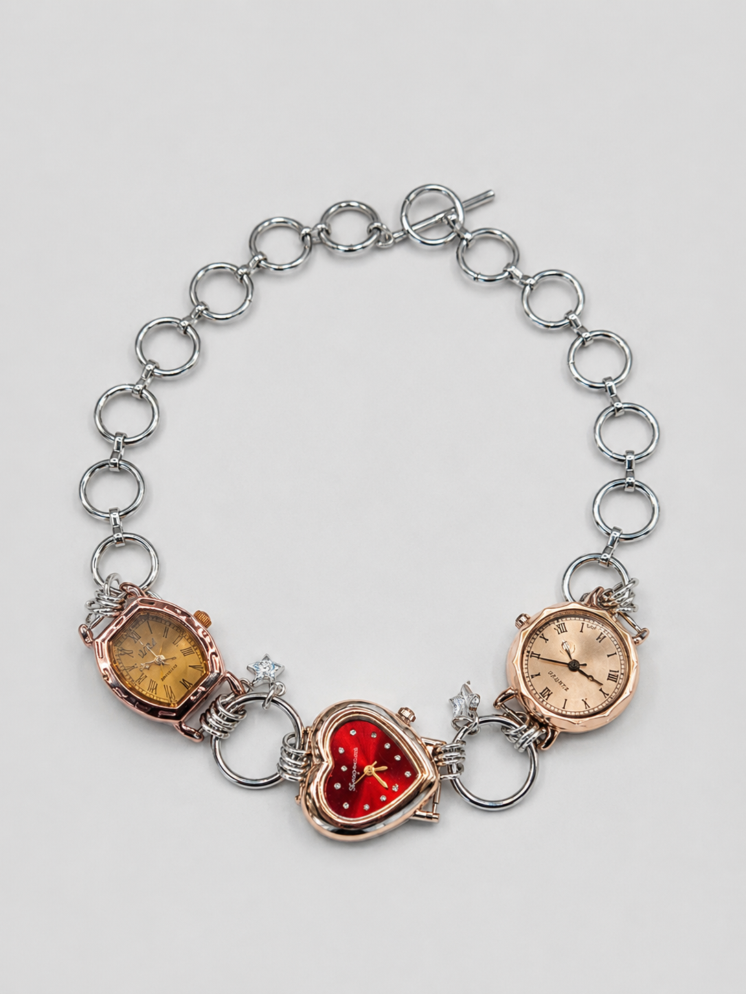 Rose Gold Timekeeper Choker Necklace