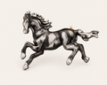 Zodiac Horse Brooch