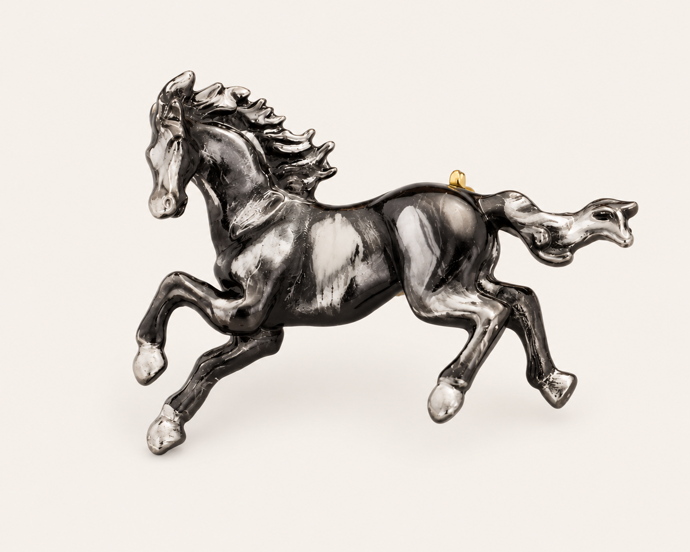 Zodiac Horse Brooch