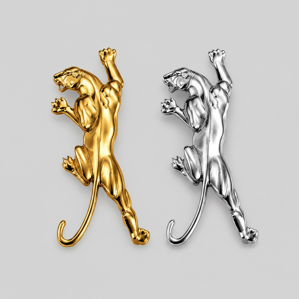 Regal Leopard Brooch