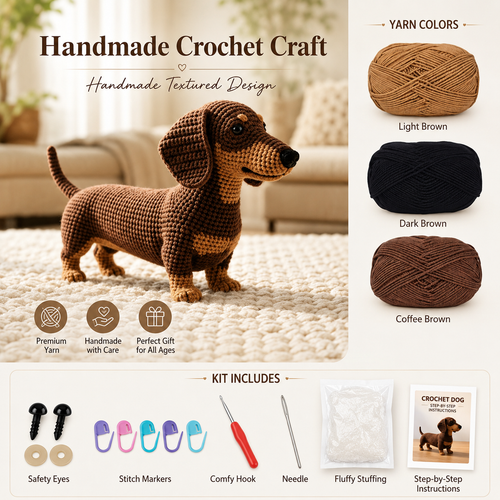 Dachshund Crochet Starter Kit