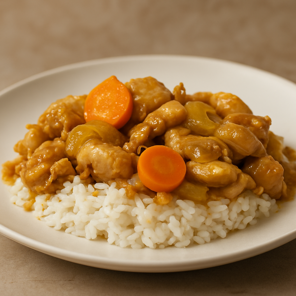 Homemade Satay Chicken with Jasmine Rice