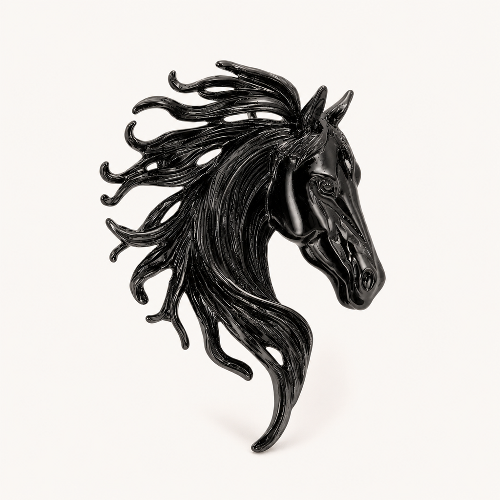Vintage Horse Head Brooch