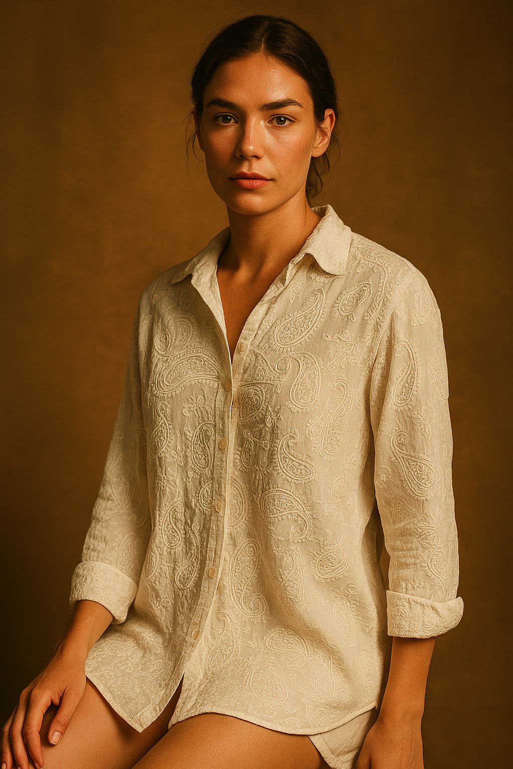 La chemise brodée Whisper