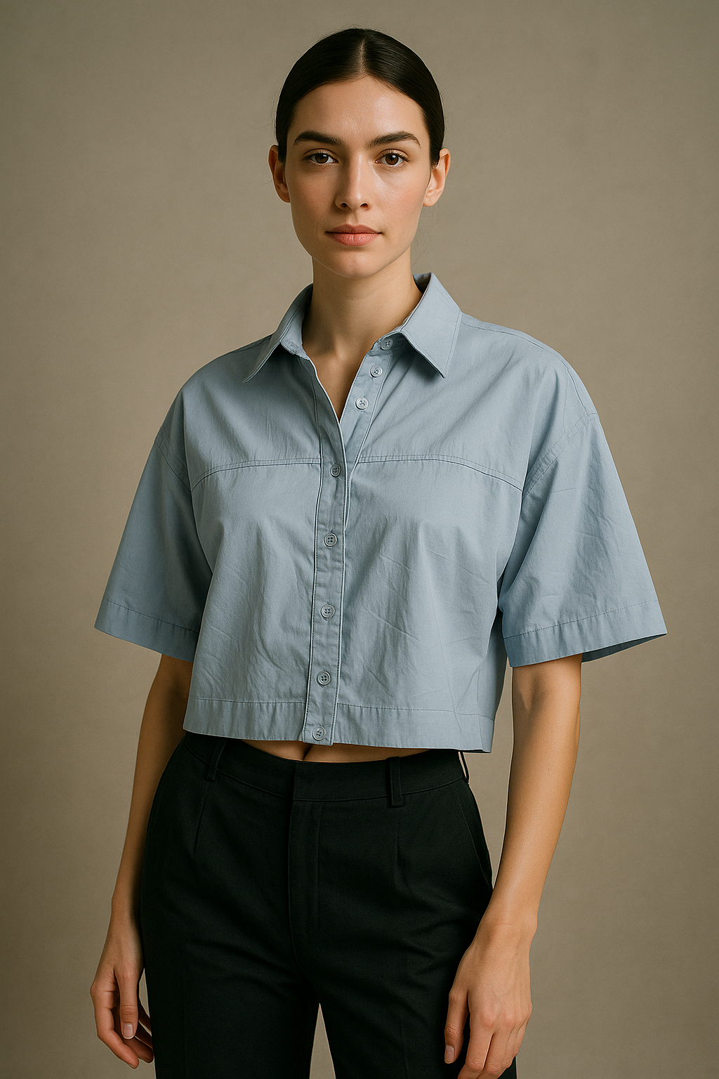 The Skyline Crop Shirt