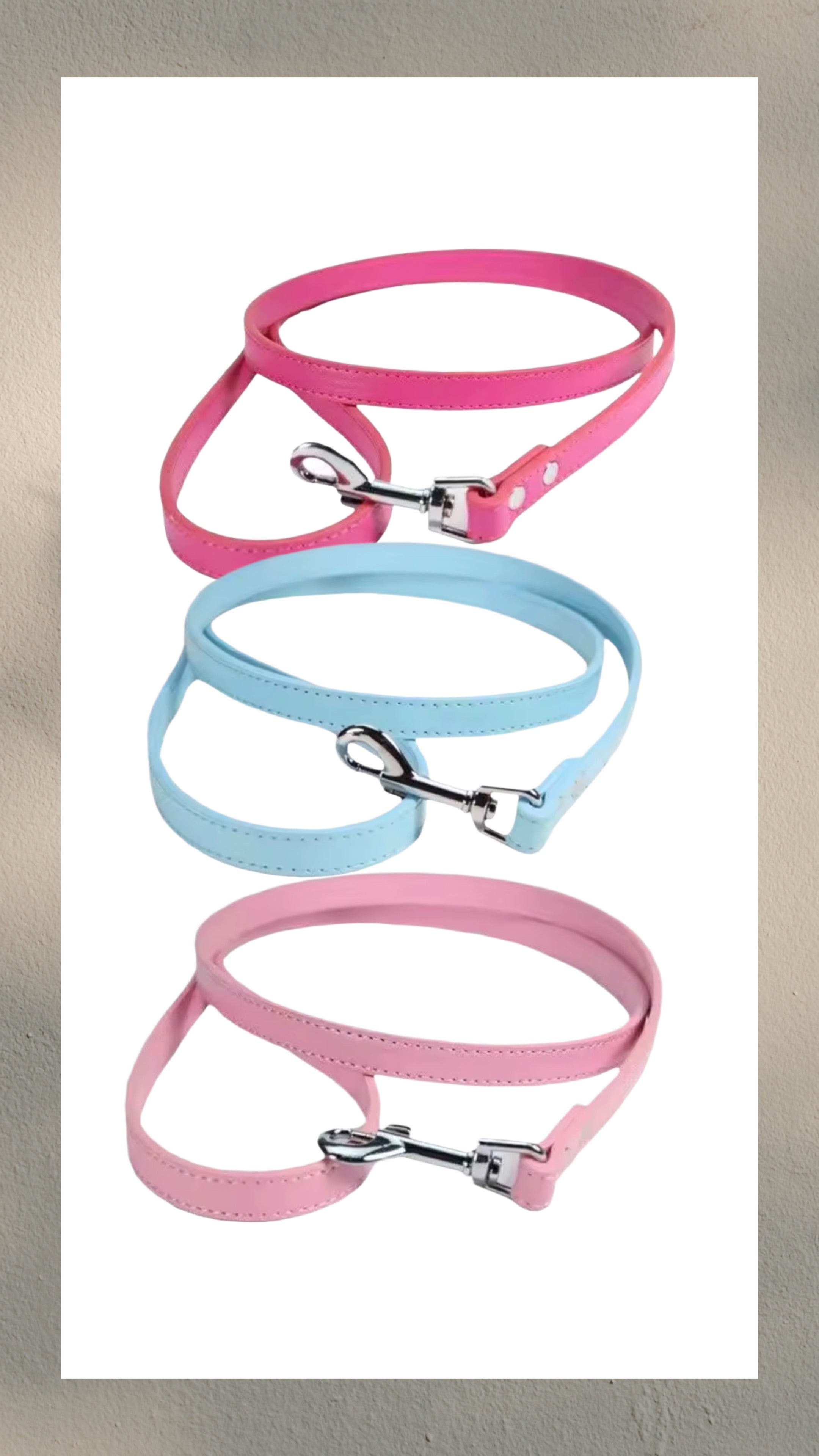 Faux Leather Leash 1.2m