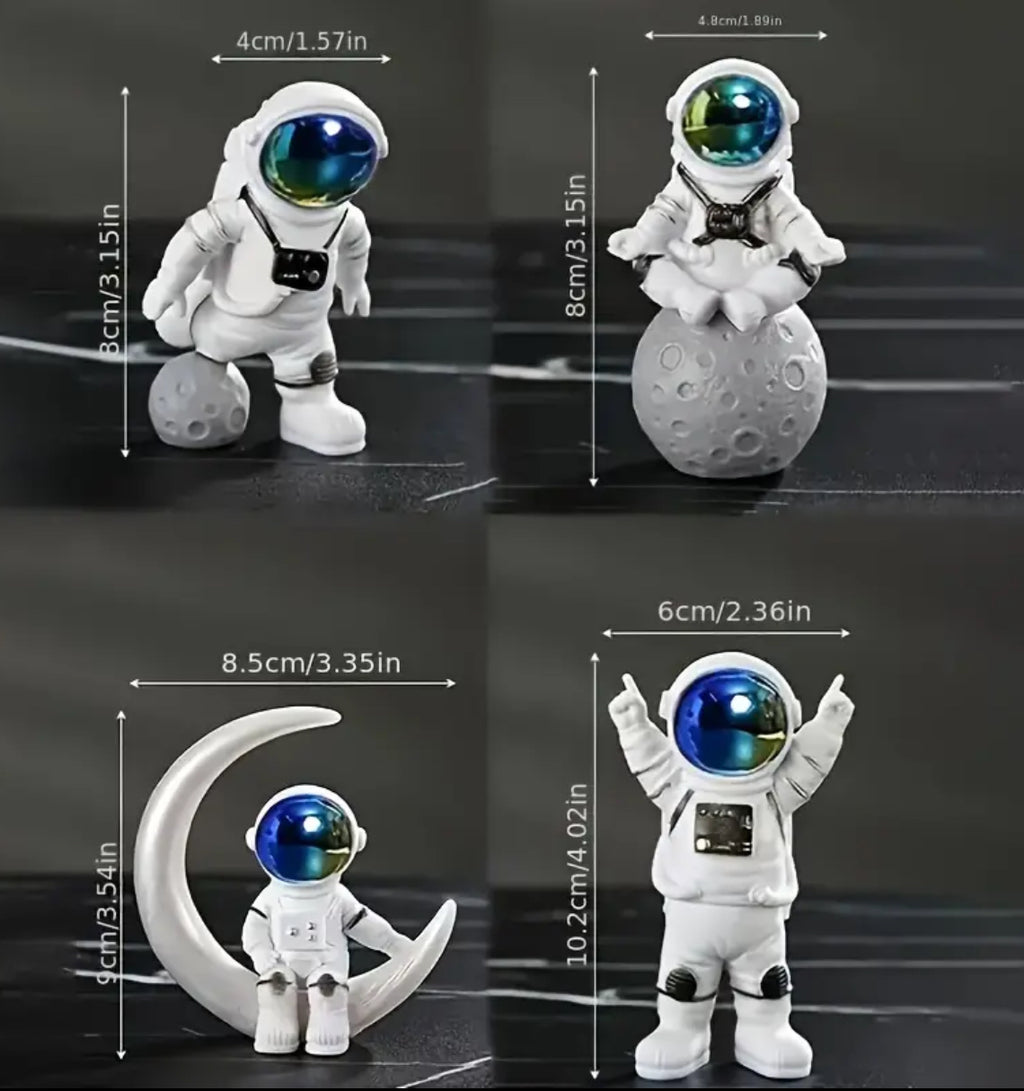 Figurines d'astronautes