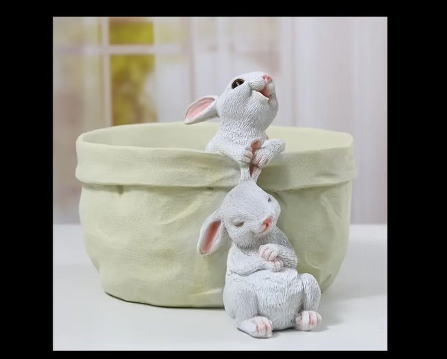 Bunny Rabbit Planter Pot