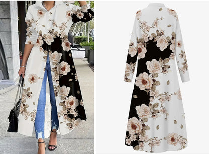 Floral Shirt Dress