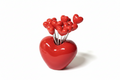 Stainless Steel Red Heart toothpicks set
