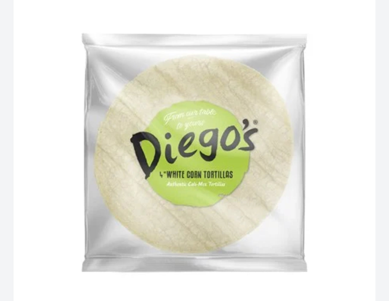 Gluten-Free White Corn Tortillas (Frozen)