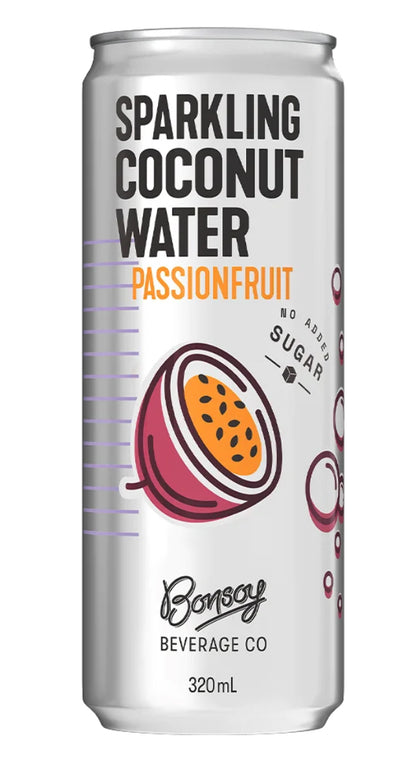 Organic Passionfruit Sparkling Coconut Water