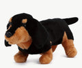 Peluche chien saucisse noire