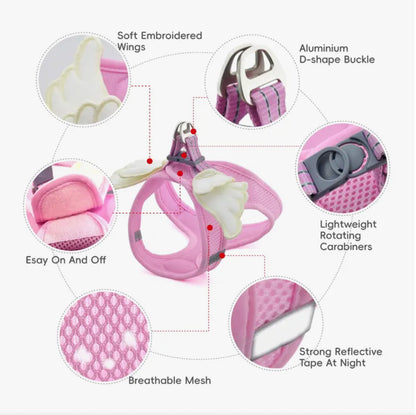 Angel Wings Dog Harness