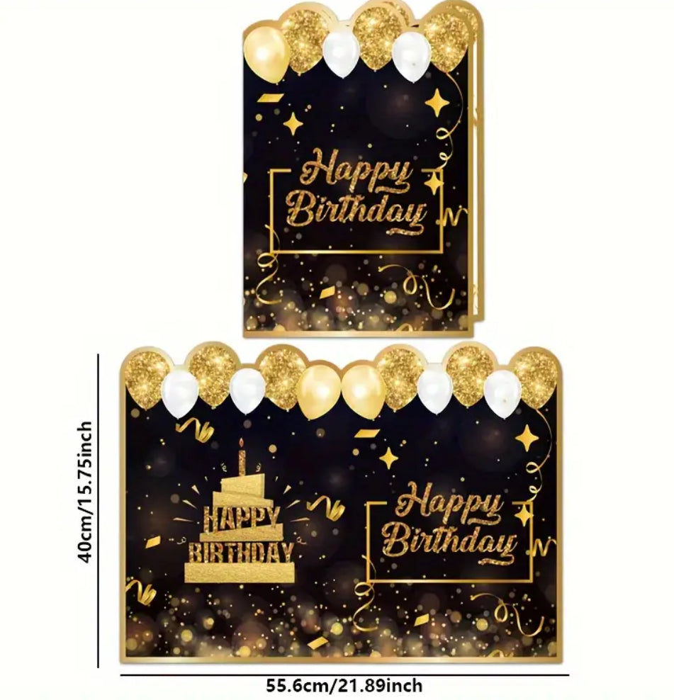 Carte d'anniversaire géante