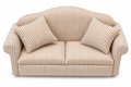Miniature Striped 2-Seater Sofa