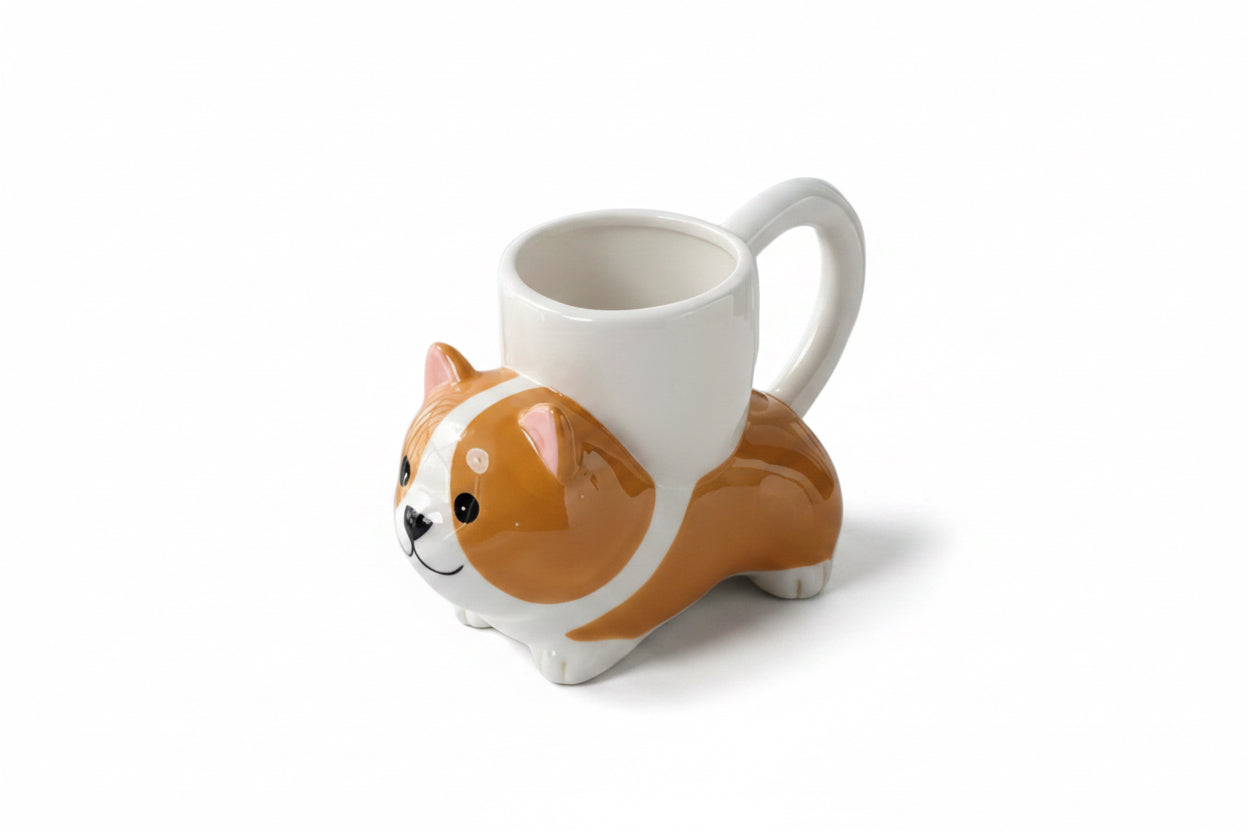 Corgi ceramic mug