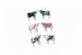 Cow Print Cow Earrings