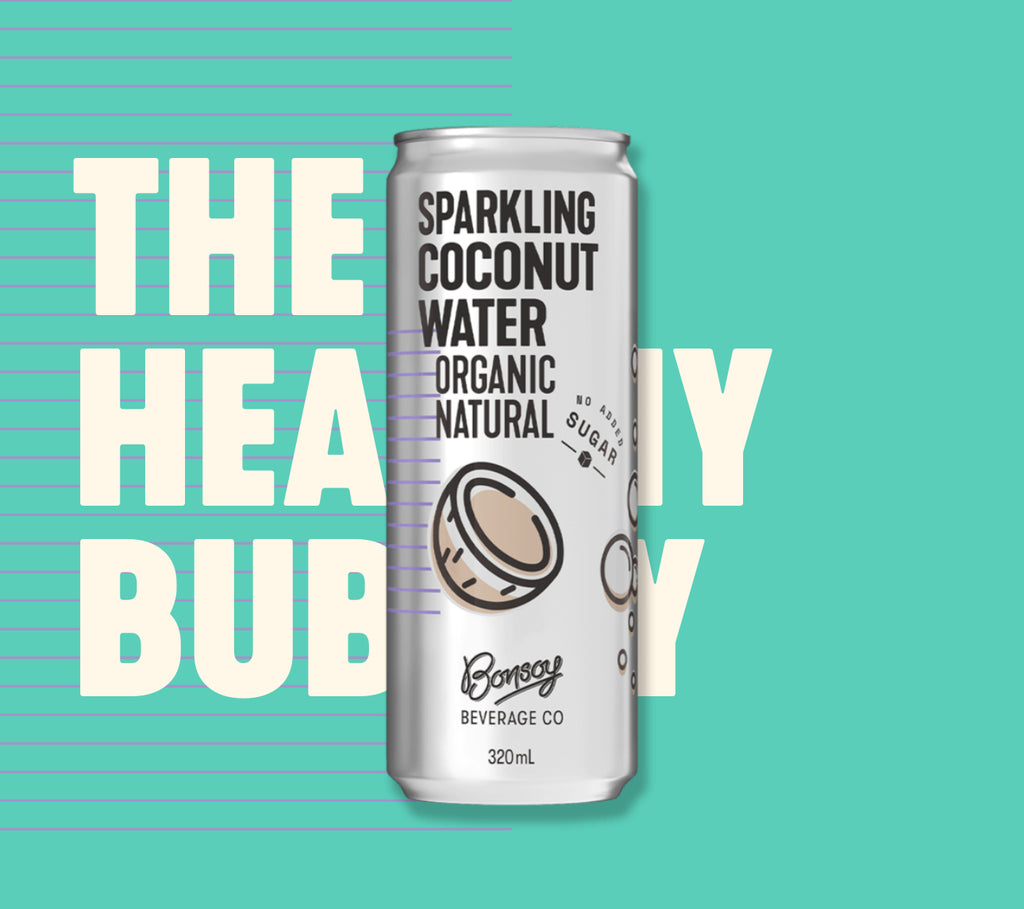 Eau de coco pétillante biologique