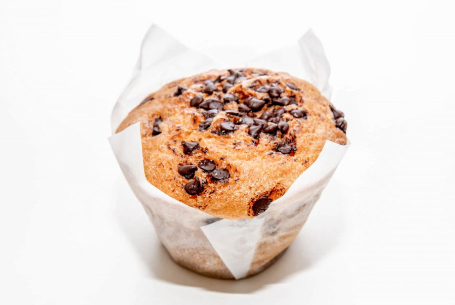 Muffin aux pépites de chocolat sans gluten (commander 48 heures à l'avance)