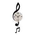 Pendulum Musical Note Clock