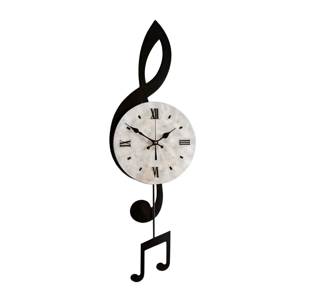 Pendulum Musical Note Clock