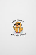 ”I Will Handle It“ Rubber Duck Glass Sticker