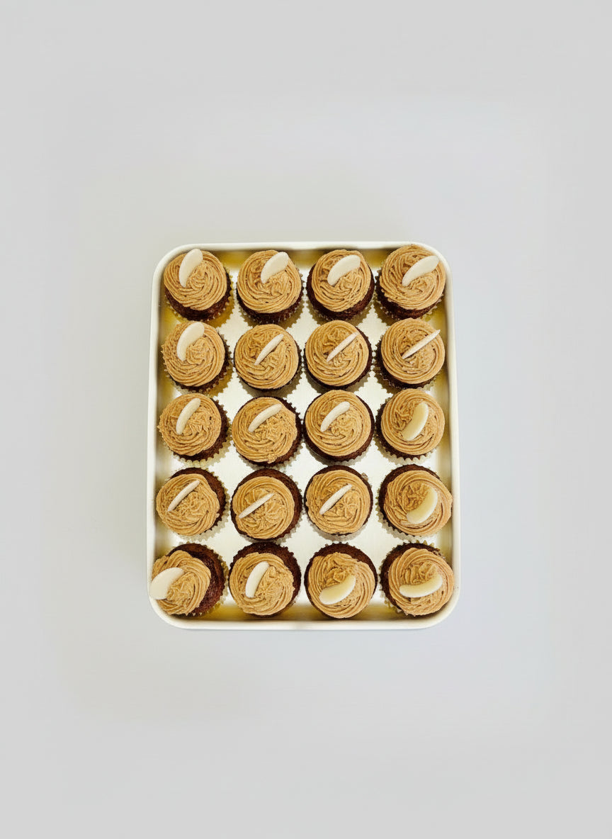 Plant-Based Mini Caramel Mudcake Cupcake ( GF,V, DF)