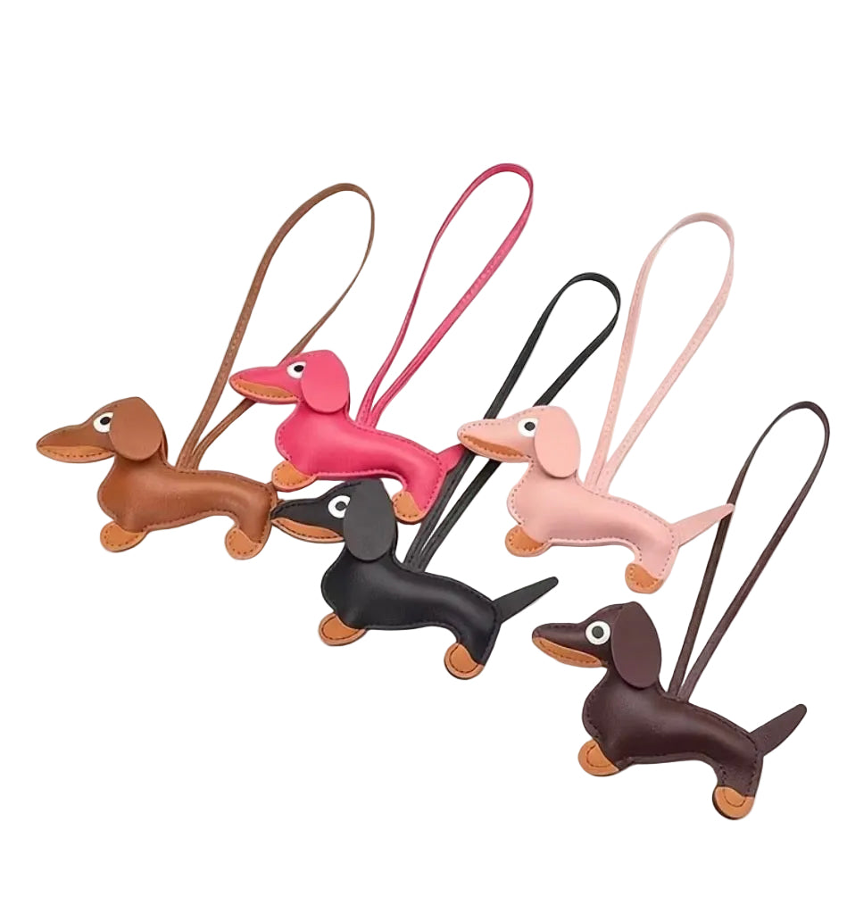 Dachshund Bag Charm or Keychain