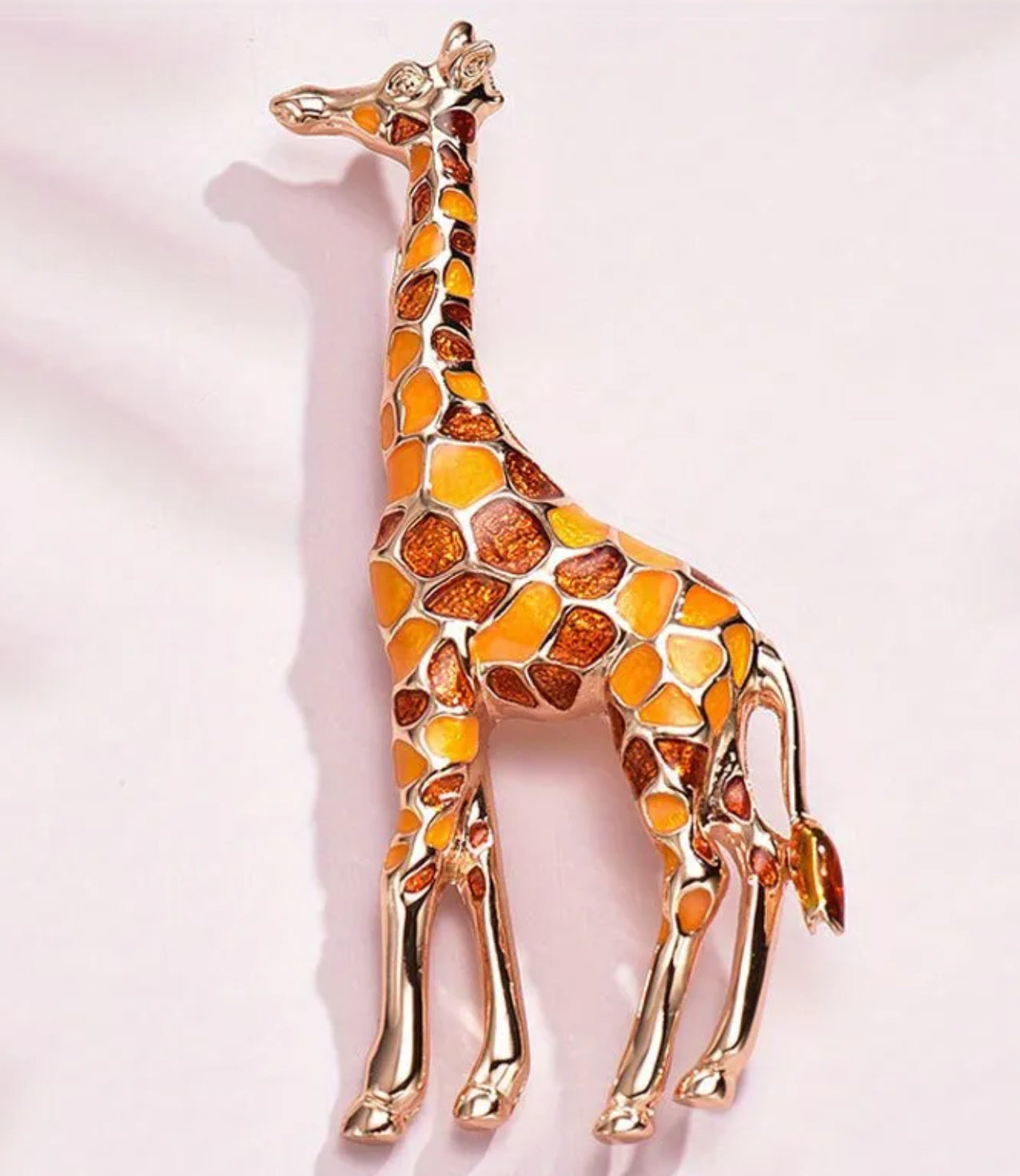 Broche girafe
