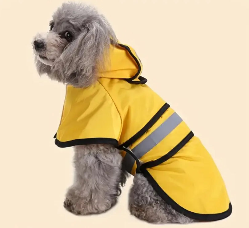 Imperméable Cape pour Chien Jaune