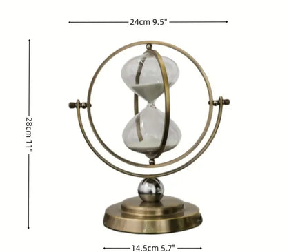 Iron Rotating Hourglass