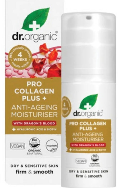 Dr Organic Pro-collagen + Anti-aging Moisturiser Dragon Blood 50ml