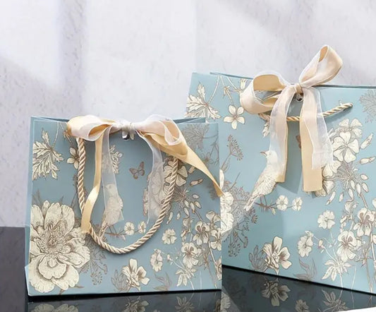 Ribbon Floral  gift bag