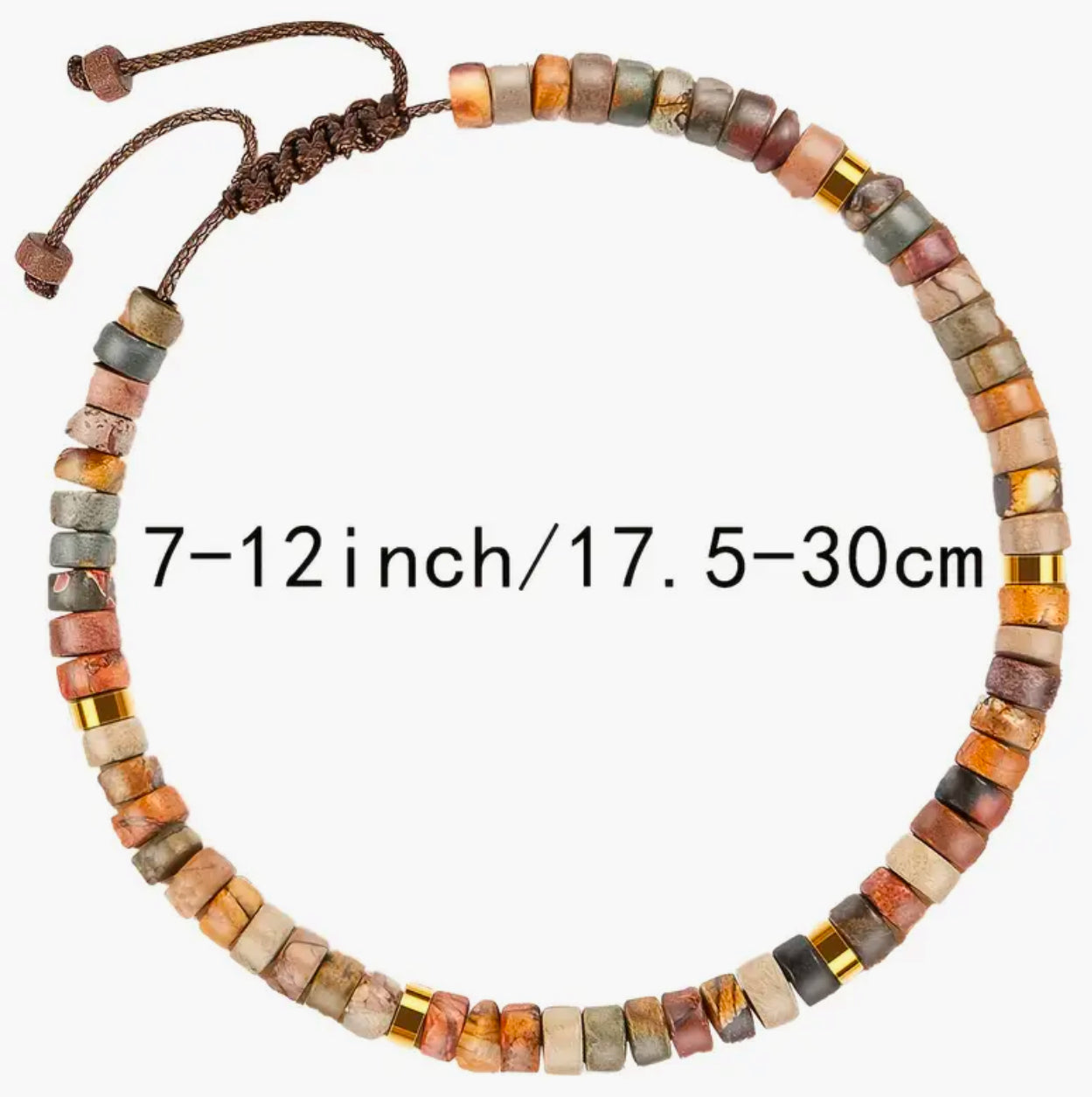 Bracelet de perles avec carte « Apprécié »