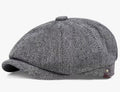Herringbone Newsboy Cap