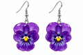 Resin Flower Earrings