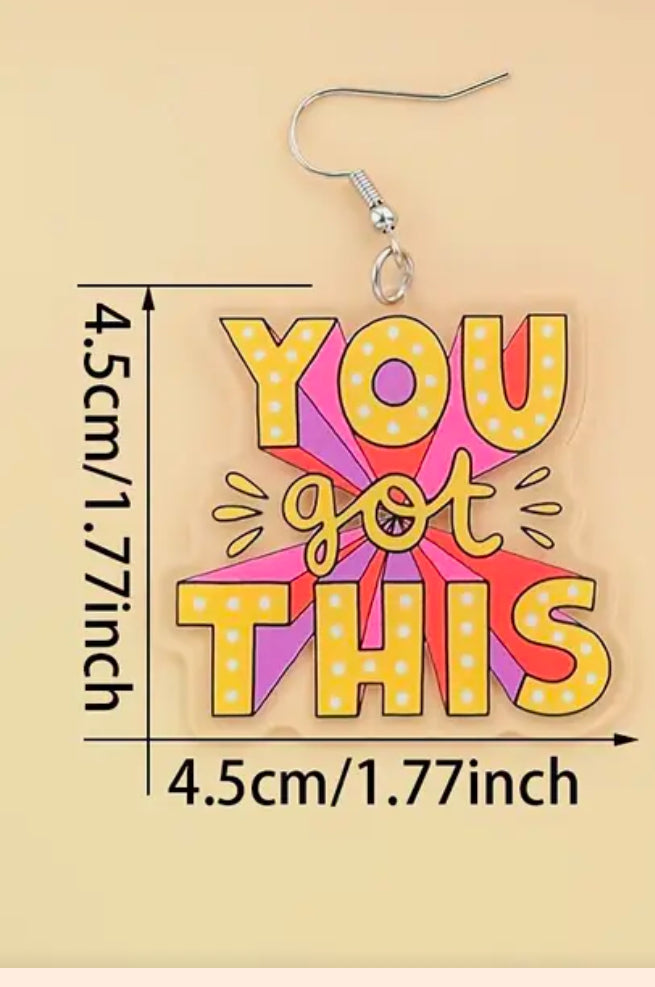 You got This Earrings