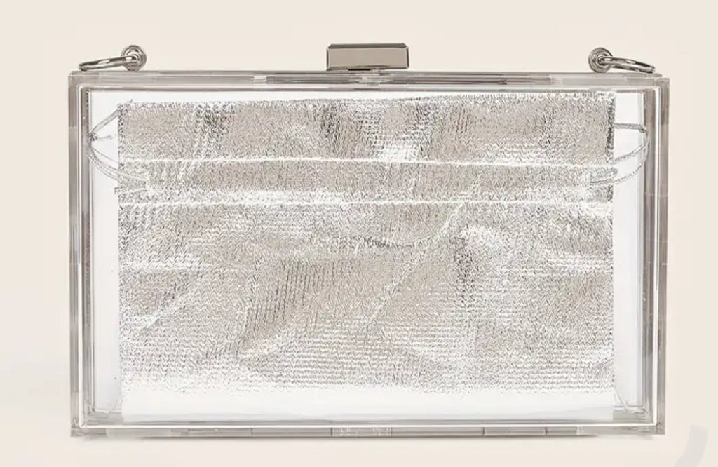 Sac à main en acrylique transparent