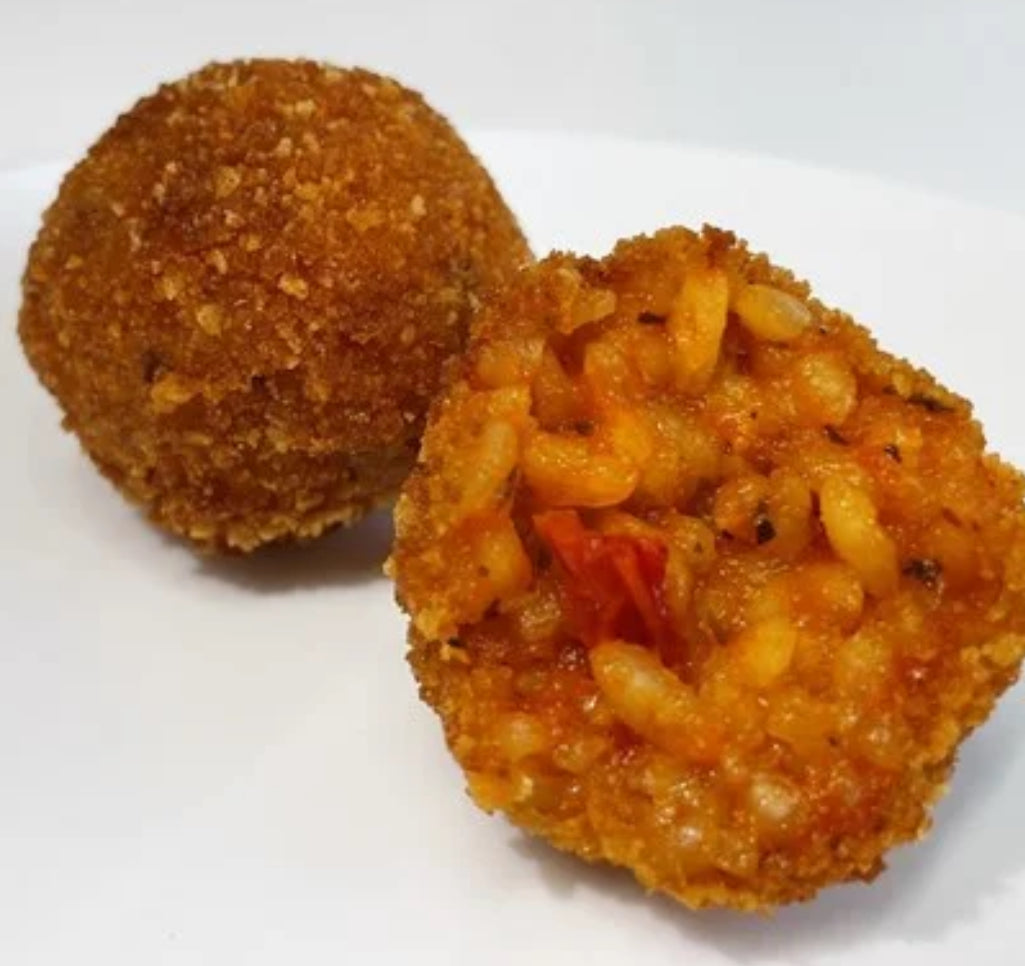 Italian Tomato Arancini Balls 1kg Frozen