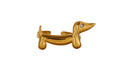 Stainless Steel Daschund adjustable ring
