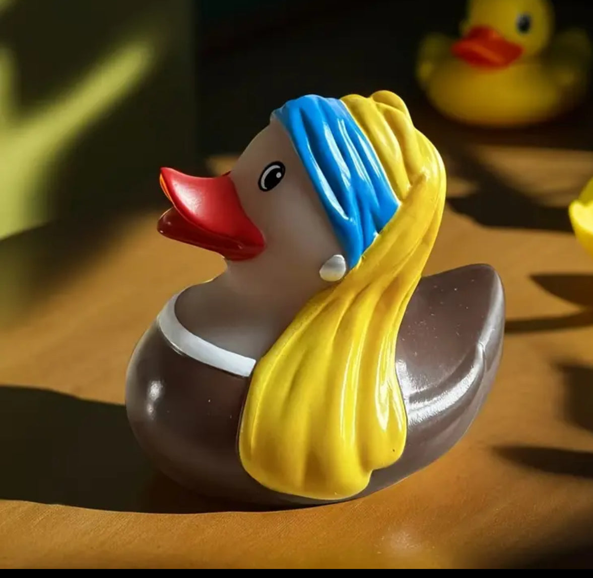 Canard La Jeune Fille aux Boucles d'Oreilles de Perles