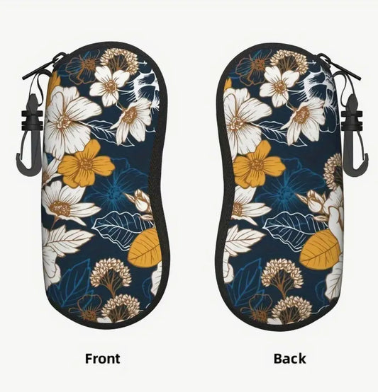 Spring flowers glasses case