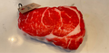 Steak dog toy