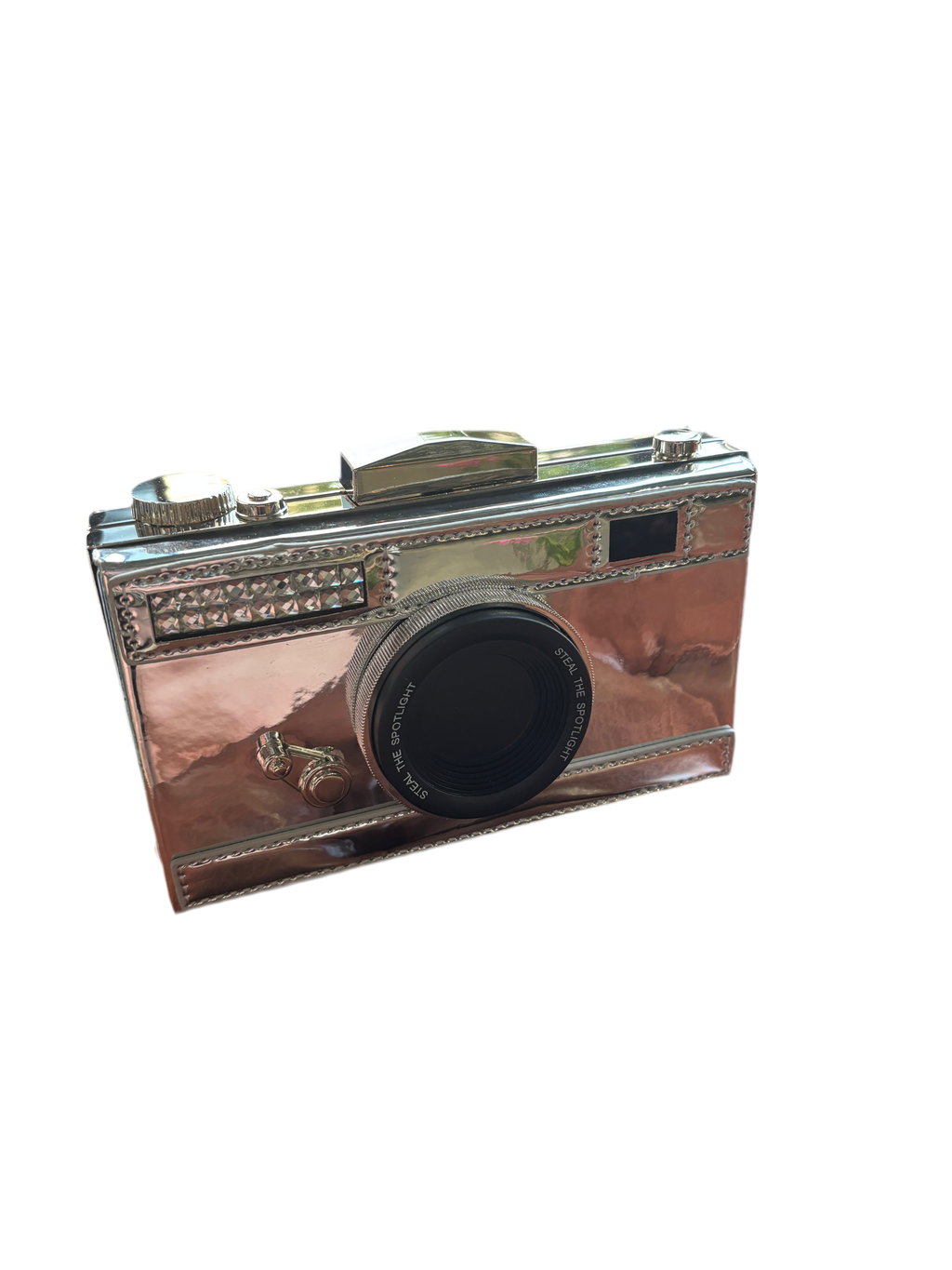 Volez la vedette – Sac à main pour appareil photo (argent)