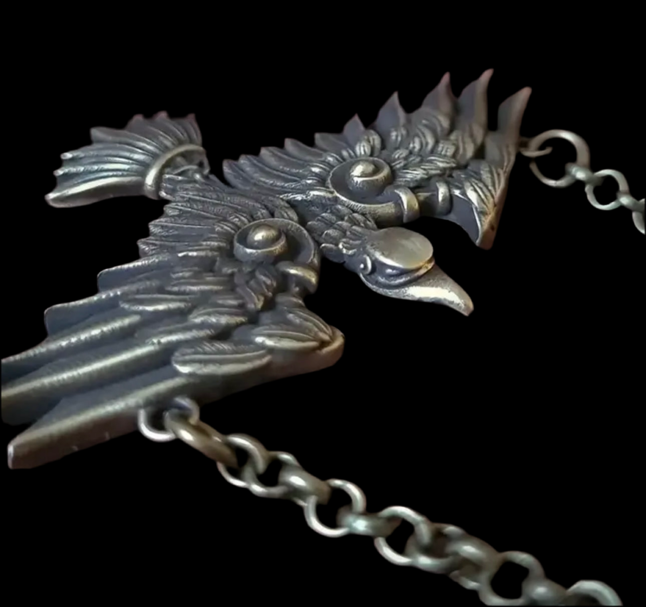 Raven necklace